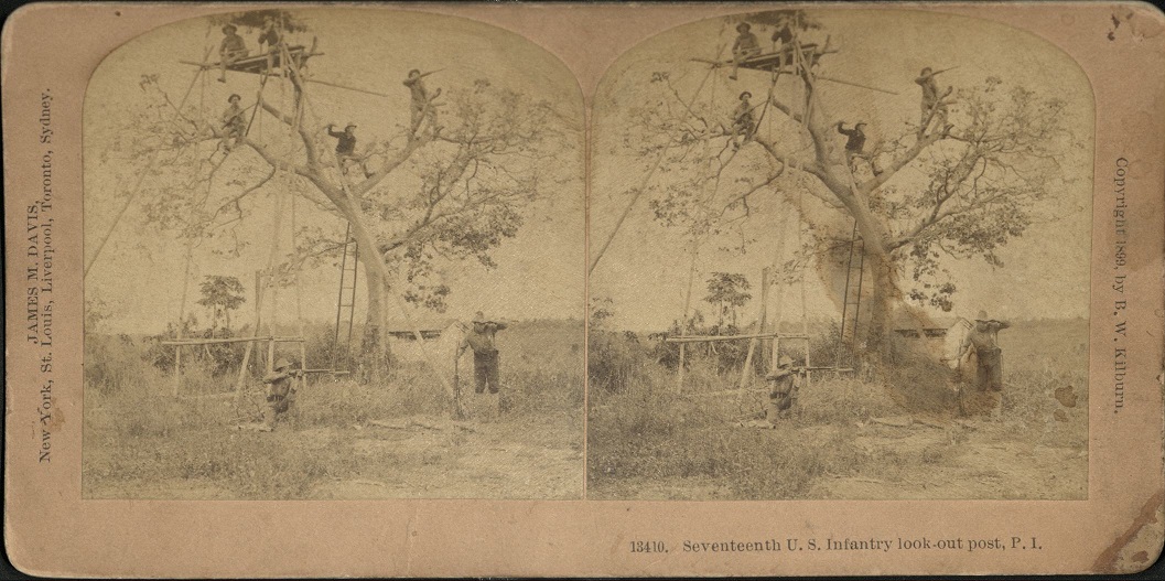 Seventeenth U.S. Infantry look-out post, P. I.